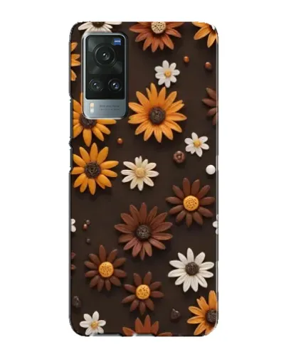 Чохол для Vivo X60 з картинкою «Візерунок з маленьких соняшників» Чохол для Vivo X60 з картинкою «Візерунок з маленьких соняшників»
