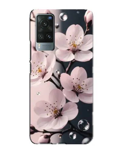 Чохол для Vivo X60 з картинкою «Ніжня сакура та краплі» Чохол для Vivo X60 з картинкою «Ніжня сакура та краплі»