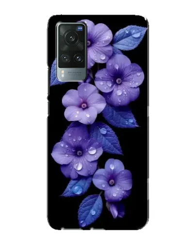 Чохол для Vivo X60 з картинкою «Фіолетові квіти з росою» Чохол для Vivo X60 з картинкою «Фіолетові квіти з росою»