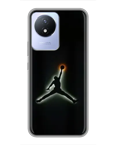 Чехол для Vivo Y02 с картинкой «Jordan Gradient Logo»
