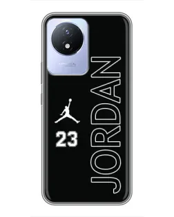 Чехол для Vivo Y02 с картинкой «Jordan Vertical»