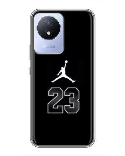 Чехол для Vivo Y02 с картинкой «Jordan Flight 23»