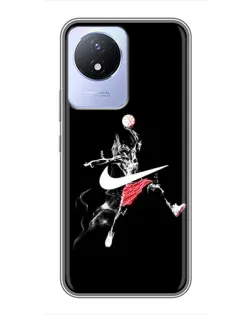 Чехол для Vivo Y02 с картинкой «Jordan Jumpman»