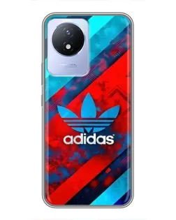 Чехол для Vivo Y02 с картинкой «Абстракция Adidas» Чехол для Vivo Y02 с картинкой «Абстракция Adidas»
