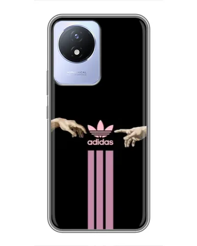 Чехол для Vivo Y02 с картинкой «Adidas Hands»