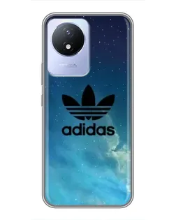 Чехол для Vivo Y02 с картинкой «Adidas Stone Logo»