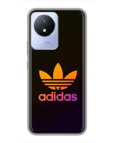 Чехол для Vivo Y02 с картинкой «Градиент Adidas»