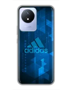 Чехол для Vivo Y02 с картинкой «Adidas Sport Art»