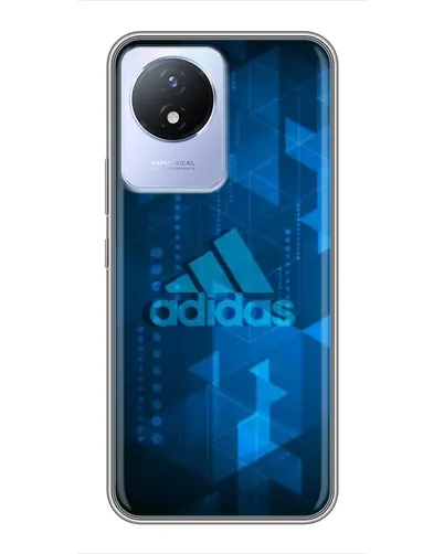 Чехол для Vivo Y02 с картинкой «Adidas Sport Art»
