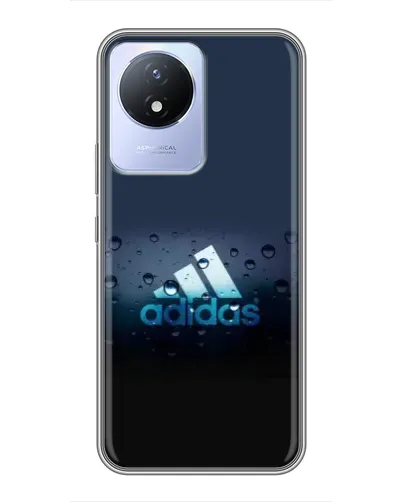 Чехол для Vivo Y02 с картинкой «Adidas Water Drops»