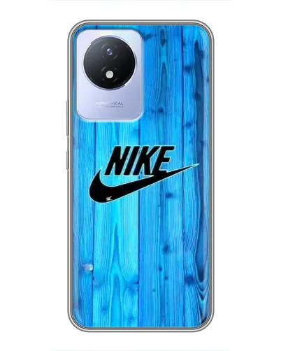 Чехол для Vivo Y02 с картинкой «Голубое дерево Nike»