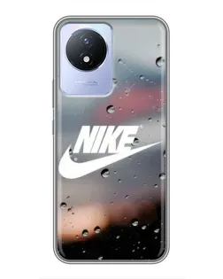 Чохол для Vivo Y02 з картинкою «Nike у стилі ретро»