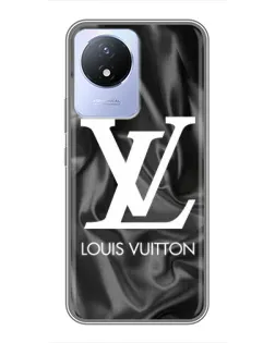 Чехол для Vivo Y02 с картинкой «Шелковый Louis Vuitton»