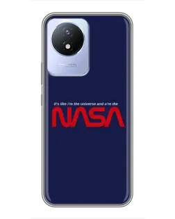Чехол для Vivo Y02 с картинкой «NASA — глубокий космос»
