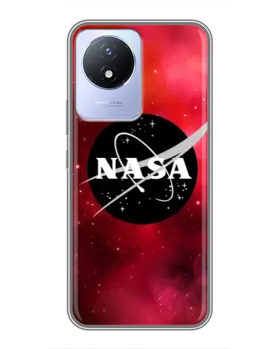 Чехол для Vivo Y02 с картинкой «NASA — красная туманность» Чехол для Vivo Y02 с картинкой «NASA — красная туманность»
