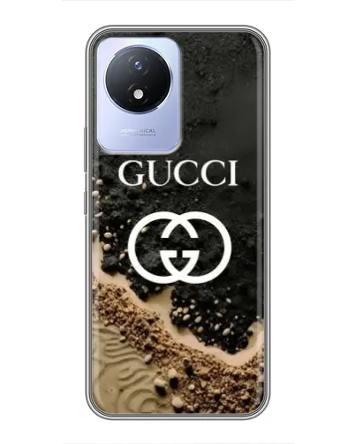 Чехол для Vivo Y02 с картинкой «Gucci — песчаные дюны»