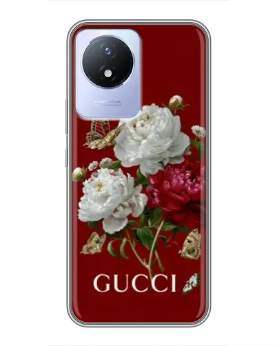 Чехол для Vivo Y02 с картинкой «Gucci —  сад»
