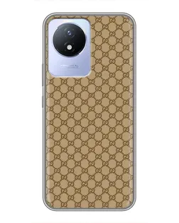 Чохол для Vivo Y02 з картинкою «Gucci — класичний беж» Чохол для Vivo Y02 з картинкою «Gucci — класичний беж»