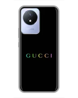 Чохол для Vivo Y02 з картинкою «Gucci — неоновий мінімалізм» Чохол для Vivo Y02 з картинкою «Gucci — неоновий мінімалізм»