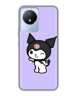 Чехол для Vivo Y02 с картинкой «Классическая Kuromi» Чехол для Vivo Y02 с картинкой «Классическая Kuromi»