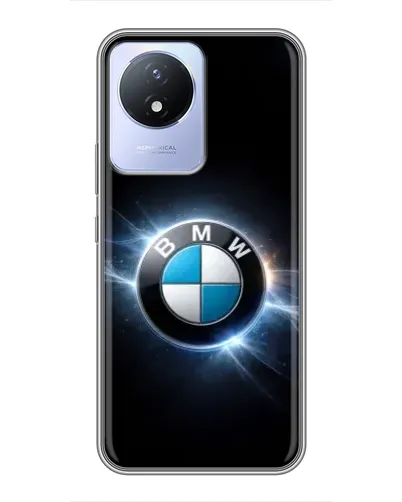 Чехол для Vivo Y02 с картинкой «BMW — неоновое сияние» Чехол для Vivo Y02 с картинкой «BMW — неоновое сияние»