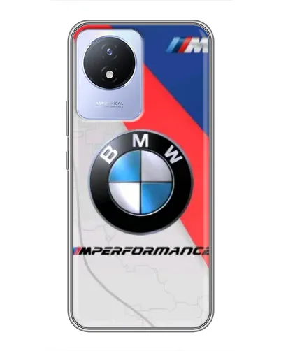 Чехол для Vivo Y02 с картинкой «BMW Performance стиль» Чехол для Vivo Y02 с картинкой «BMW Performance стиль»