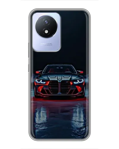 Чехол для Vivo Y02 с картинкой «BMW на мокрой дороге» Чехол для Vivo Y02 с картинкой «BMW на мокрой дороге»