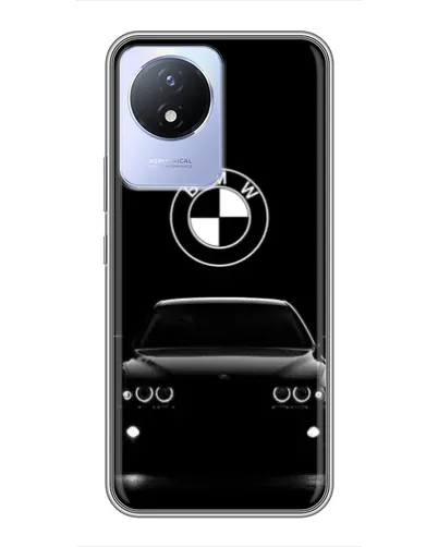 Чехол для Vivo Y02 с картинкой «BMW — взгляд из темноты» Чехол для Vivo Y02 с картинкой «BMW — взгляд из темноты»