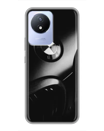Чехол для Vivo Y02 с картинкой «Эмблема BMW — макро» Чехол для Vivo Y02 с картинкой «Эмблема BMW — макро»
