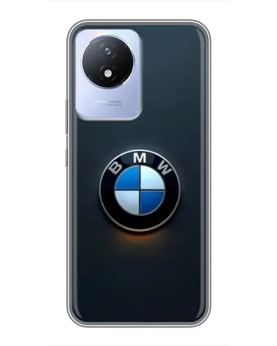 Чехол для Vivo Y02 с картинкой «Логотип BMW — минимализм» Чехол для Vivo Y02 с картинкой «Логотип BMW — минимализм»