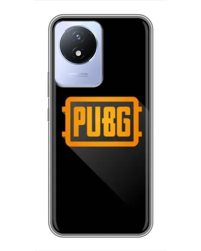 Чехол для Vivo Y02 с картинкой «PUBG — рамка лого» Чехол для Vivo Y02 с картинкой «PUBG — рамка лого»