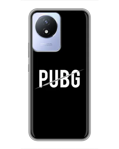 Чехол для Vivo Y02 с картинкой «PUBG — белый логотип» Чехол для Vivo Y02 с картинкой «PUBG — белый логотип»
