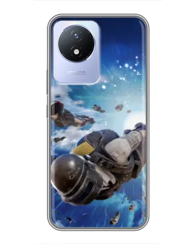 Чехол для Vivo Y02 с картинкой «Десант PUBG — прыжок» Чехол для Vivo Y02 с картинкой «Десант PUBG — прыжок»