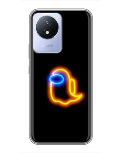 Чохол для Vivo Y02 з картинкою «Among Us неонове сяйво» Чохол для Vivo Y02 з картинкою «Among Us неонове сяйво»