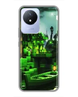 Чохол для Vivo Y02 з картинкою «Minecraft лісовий пейзаж» Чохол для Vivo Y02 з картинкою «Minecraft лісовий пейзаж»