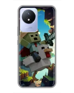 Чохол для Vivo Y02 з картинкою «Стів та гусь» Чохол для Vivo Y02 з картинкою «Стів та гусь»