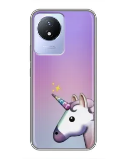 Чохол для Vivo Y02 з картинкою «Єдиноріг градієнт»