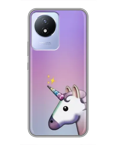 Чохол для Vivo Y02 з картинкою «Єдиноріг градієнт» Чохол для Vivo Y02 з картинкою «Єдиноріг градієнт»