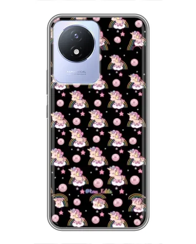 Чохол для Vivo Y02 з картинкою «Magic Unicorn паттерн» Чохол для Vivo Y02 з картинкою «Magic Unicorn паттерн»