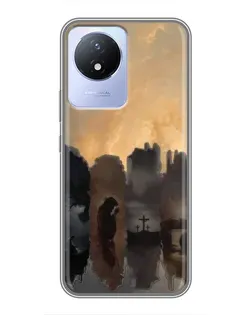 Чехол для Vivo Y02 с картинкой «Дорога к вере»