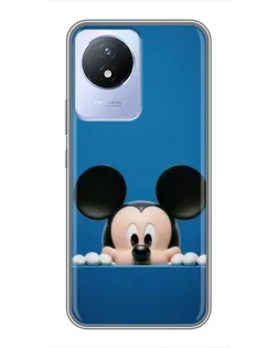 Чохол для Vivo Y02 з картинкою «Міккі виглядає»