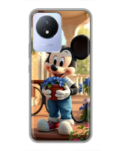 Чехол для Vivo Y02 с картинкой «Микки садовод» Чехол для Vivo Y02 с картинкой «Микки садовод»