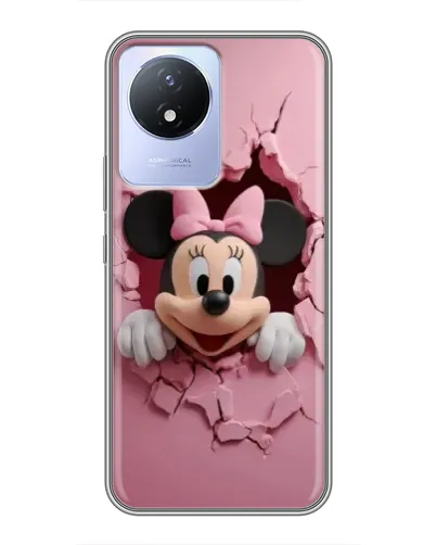 Чехол для Vivo Y02 с картинкой «Минни сквозь стену» Чехол для Vivo Y02 с картинкой «Минни сквозь стену»