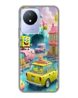 Чохол для Vivo Y02 з картинкою «Монстр-трак пригоди»
