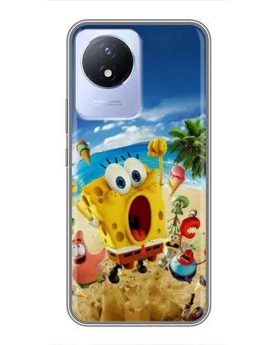 Чехол для Vivo Y02 с картинкой «Развлечения на пляже»