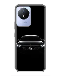 Чехол для Vivo Y02 с картинкой «Mercedes Vision — концепт»