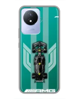Чехол для Vivo Y02 с картинкой «Mercedes AMG Petronas»