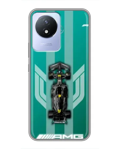 Чехол для Vivo Y02 с картинкой «Mercedes AMG Petronas»