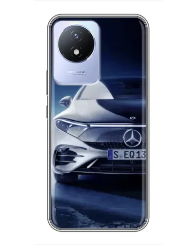 Чехол для Vivo Y02 с картинкой «Mercedes EQ — будущее»