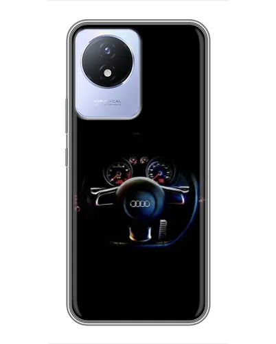 Чехол для Vivo Y02 с картинкой «Салон Audi — руль» Чехол для Vivo Y02 с картинкой «Салон Audi — руль»